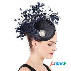 fascinators Lino Matrimonio Kentucky Derby Di tendenza