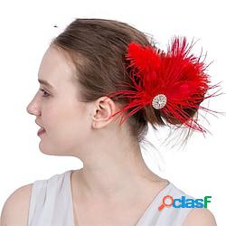 fascinators Piume artificiali Tè Kentucky Derby Signora