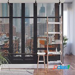 finestra paesaggio carta da parati newyork city carta da