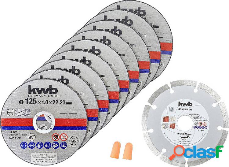 kwb 712032 Kit dischi da taglio 125 mm 10 pz.