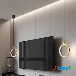 lampada a sospensione a led moderna nordica isola luce