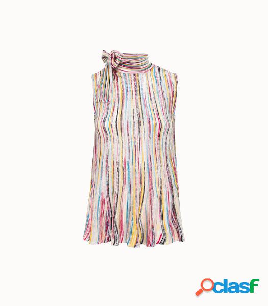 missoni top in maglia multicolor