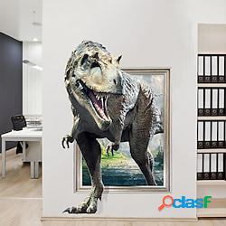 nuovo 3d parete rotta dinosauro realistico camera da letto