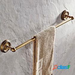 portasciugamani ottone antico asta bagno singolo nuovo