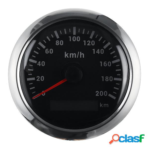 200 KM/H GPS Tachimetro Contachilometri 85mm Con GPS Antenna