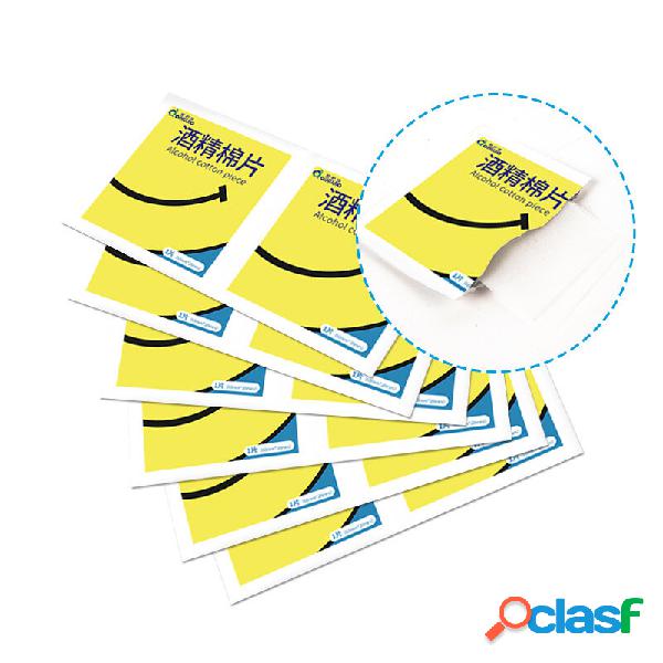 200 pezzi salviettine disinfettanti al 77% con alcol