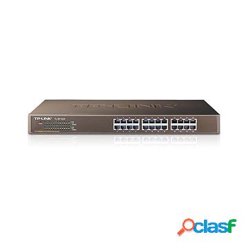 24-port 10/100mbps fast ethernet switch non gestito nero