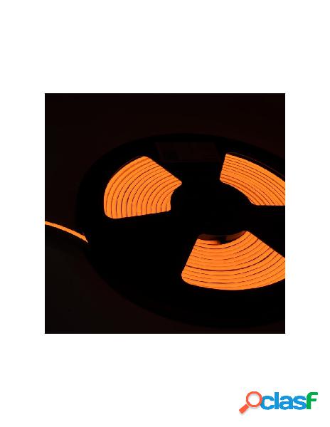 24v bobina led neon flex colore giallo yellow 10 metri ip65