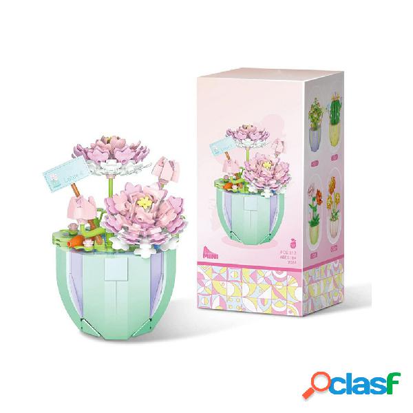 312pcs Flower Blocks Bouquet Building Set Giocattoli regalo