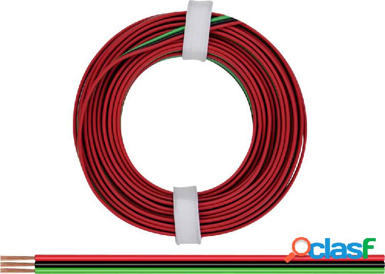 318-014 Cavo per cablaggi 3 x 0.14 mm² Rosso, Verde, Nero 5
