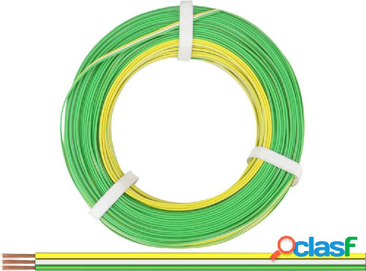 318-354-50 Cavo per cablaggi 3 x 0.14 mm² Giallo, Bianco,
