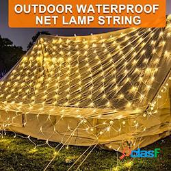 6x4m luci stringa netta 880 led luci stringa rete da pesca