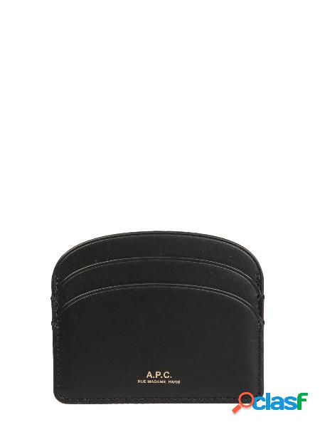 A.P.C. PORTAFOGLIO DONNA PXAWVF63270LZZNOIR NERO