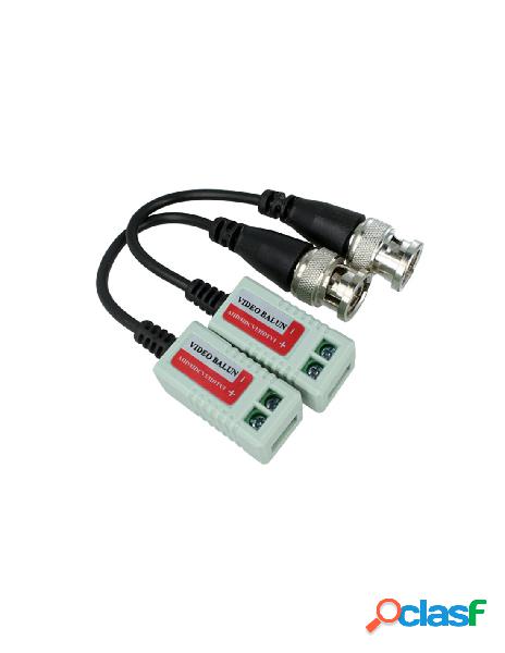 A2zworld - balun video bnc maschio 1080p 2mp cvi tvi ahd