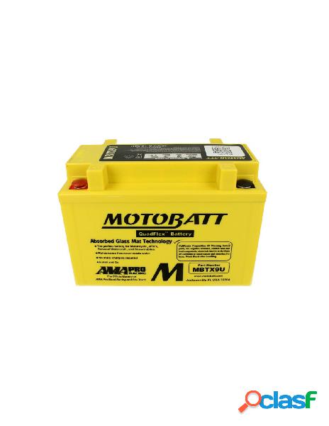 A2zworld - batteria moto motobatt mbtx9u 12v 10,5ah cca 160