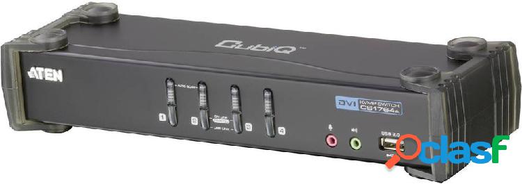 ATEN CS1764A 4 Porte Switch KVM DVI USB 1920 x 1200 Pixel