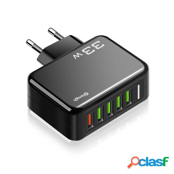 Abbastanza Caricabatterie USB PD a 5 porte da 33 W QC4.0/3.0