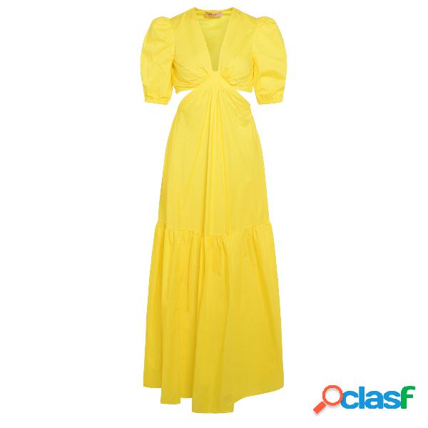 Abito lungo Twinset giallo