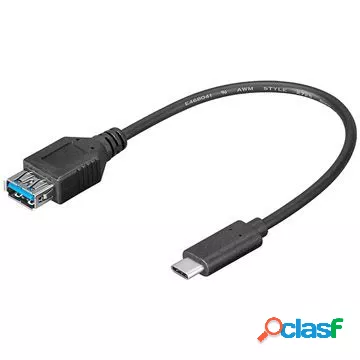 Adattatore per cavo OTG USB 3.0 / USB 3.1 di tipo C Goobay
