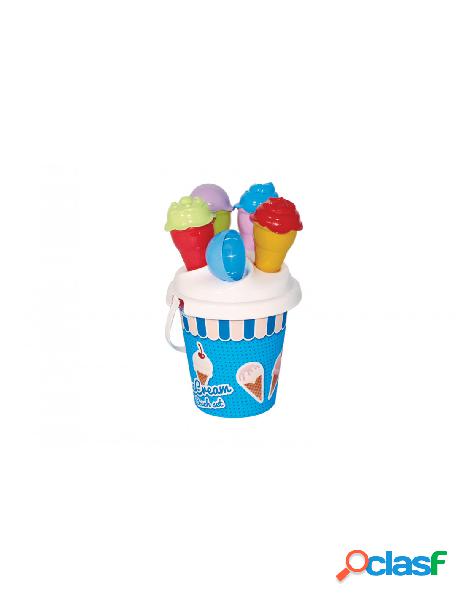 Adriatic - set mare secchiello con formine cono gelato