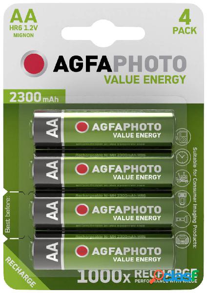 AgfaPhoto HR06 Batteria ricaricabile Stilo (AA) NiMH 2300