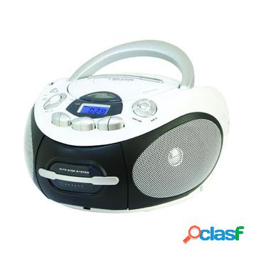 Ah-2387r mp3 usb lettore cd personale nero, bianco