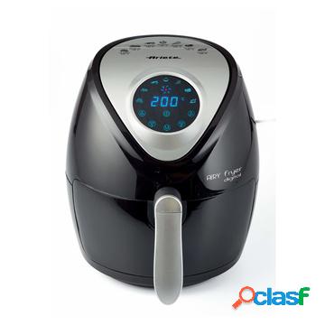 Airy fryer digital hot air fryer singolo nero, argento