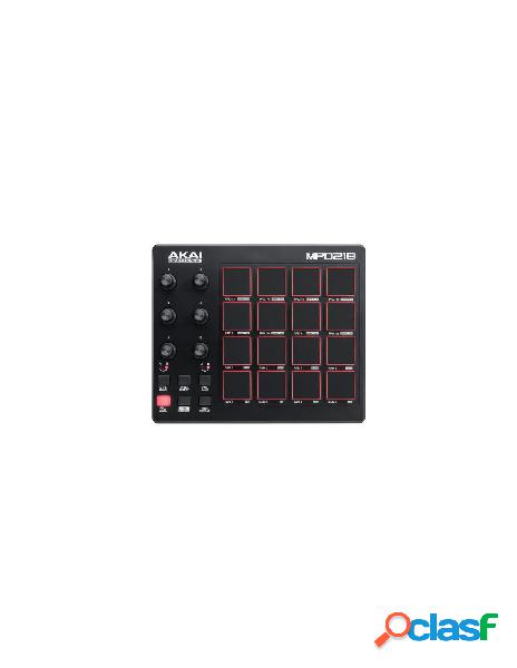 Akai - controller disc jockey akai mpd 218 black