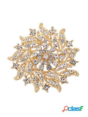 Alloy Rhinestone Brooch