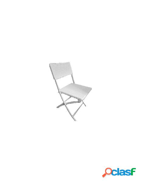 Amicasa - sedia da esterno amicasa yc 041 yc bianco