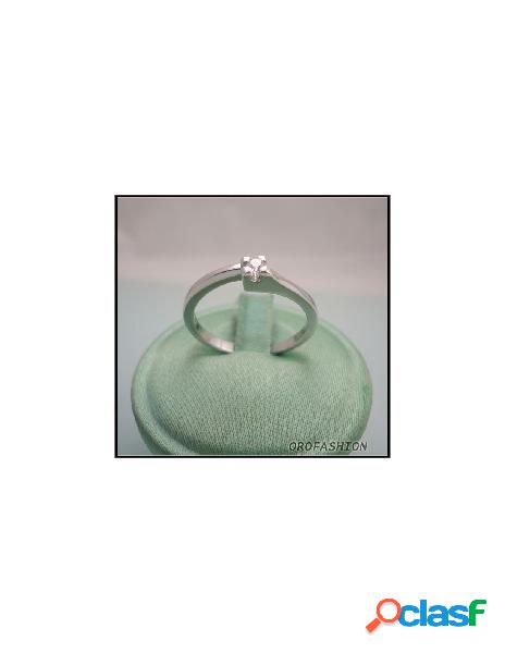 Anello oro e diamante solitario ct. 0.06 - 8111120 - Valore