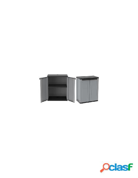 Armadio plastica terry 1002821 j line 68 grigio chiaro e