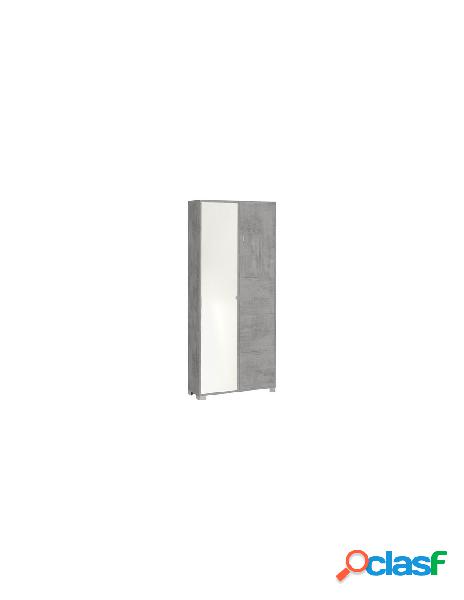 Armadio sarmog a7424cesp quadrante 7424 cemento e specchio