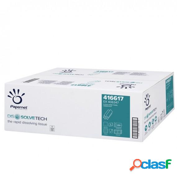 Asciugamani piegati a Z Dissolve Tech - 2 veli - 20 gr -