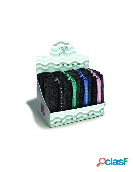 Astuccio monocromo reflective - colori zip assortiti