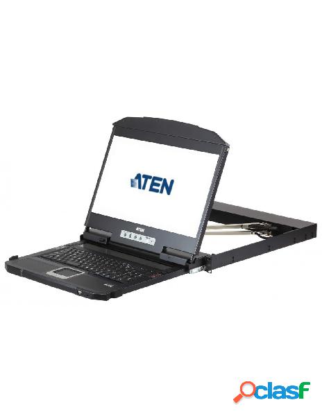 Aten - console kvm usb hdmi dvi vga con lcd da rack 19,