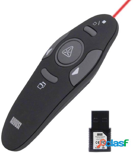 August LP205R Presenter con puntatore laser