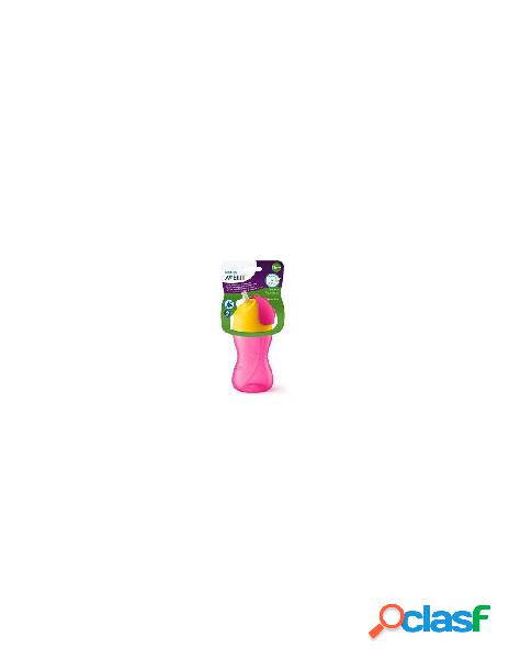 Avent tazza colorata c/cannuccia 300ml femminuccia