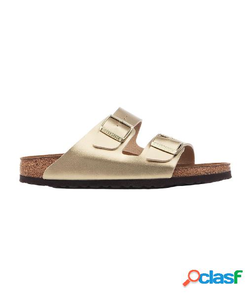 BIRKENSTOCK SANDALI DONNA 1016111GOLD ALTRI MATERIALI ORO