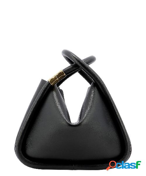 BOYY BORSA A MANO DONNA WONTON25BLACK PELLE NERO