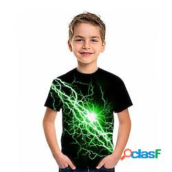 Bambino Da ragazzo maglietta Tee Pop art Manica corta