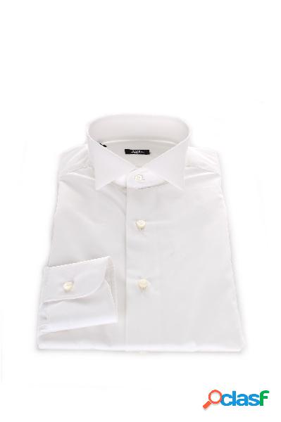 Barba Camicie Classiche Uomo Bianco