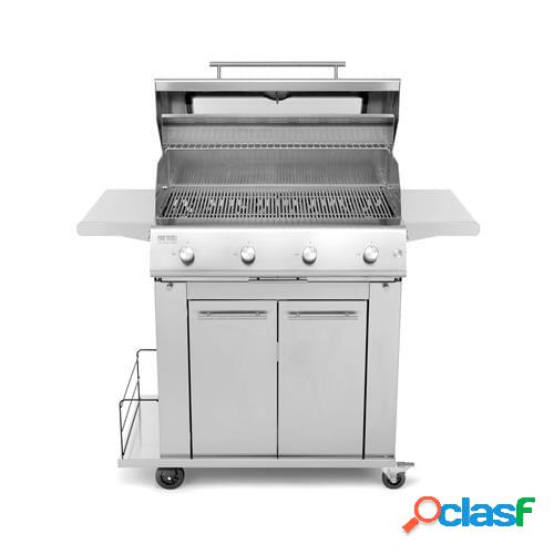 Barbecue a gas Fry Top 750 4 fuochi con carrello Sun Grill