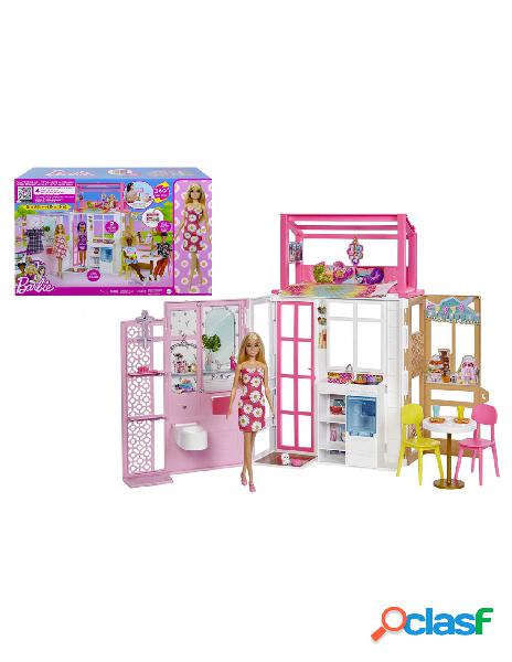 Barbie - barbie casa con bambola e accessori