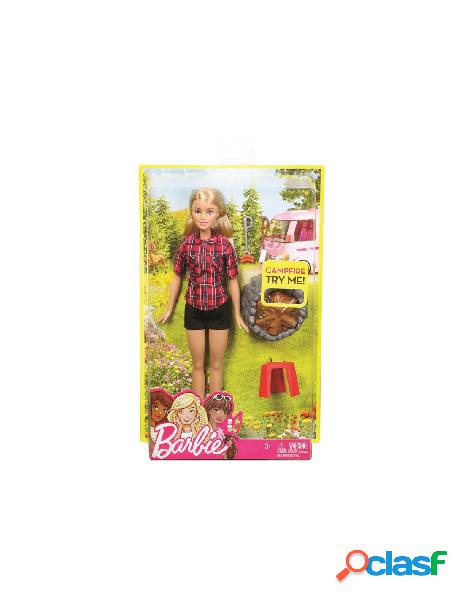 Barbie campeggio bionda