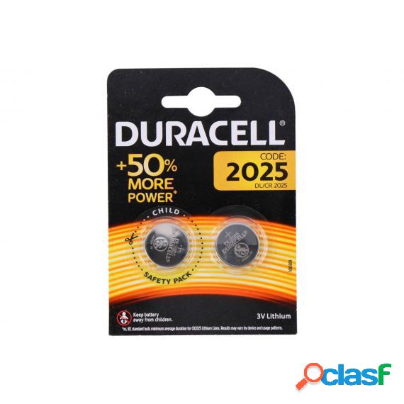 Batterie Duracell Cr2025 Dl2025 Confezione 2Pz 3V Dl2025