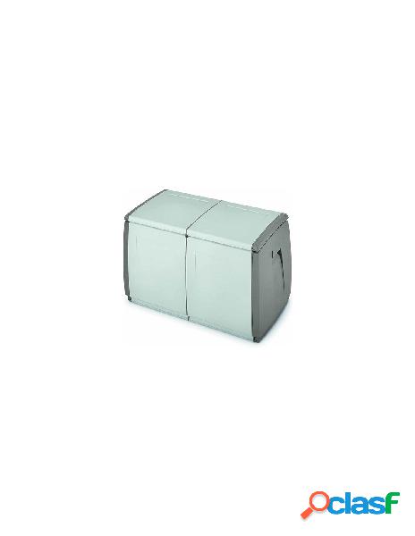 Baule terry 1002733 in & out box 97 grigio chiaro e scuro