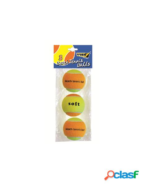Beach tennis balls pro in busta 3 pz