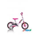 Bicicletta Dino Bikes 108 Sport 10 Bianco/rosa
