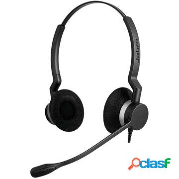 Biz 2300 qd duo auricolare cablato ufficio nero